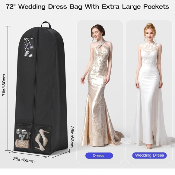 Wedding Dress Garment Bag 72" - Picture 5 of 5